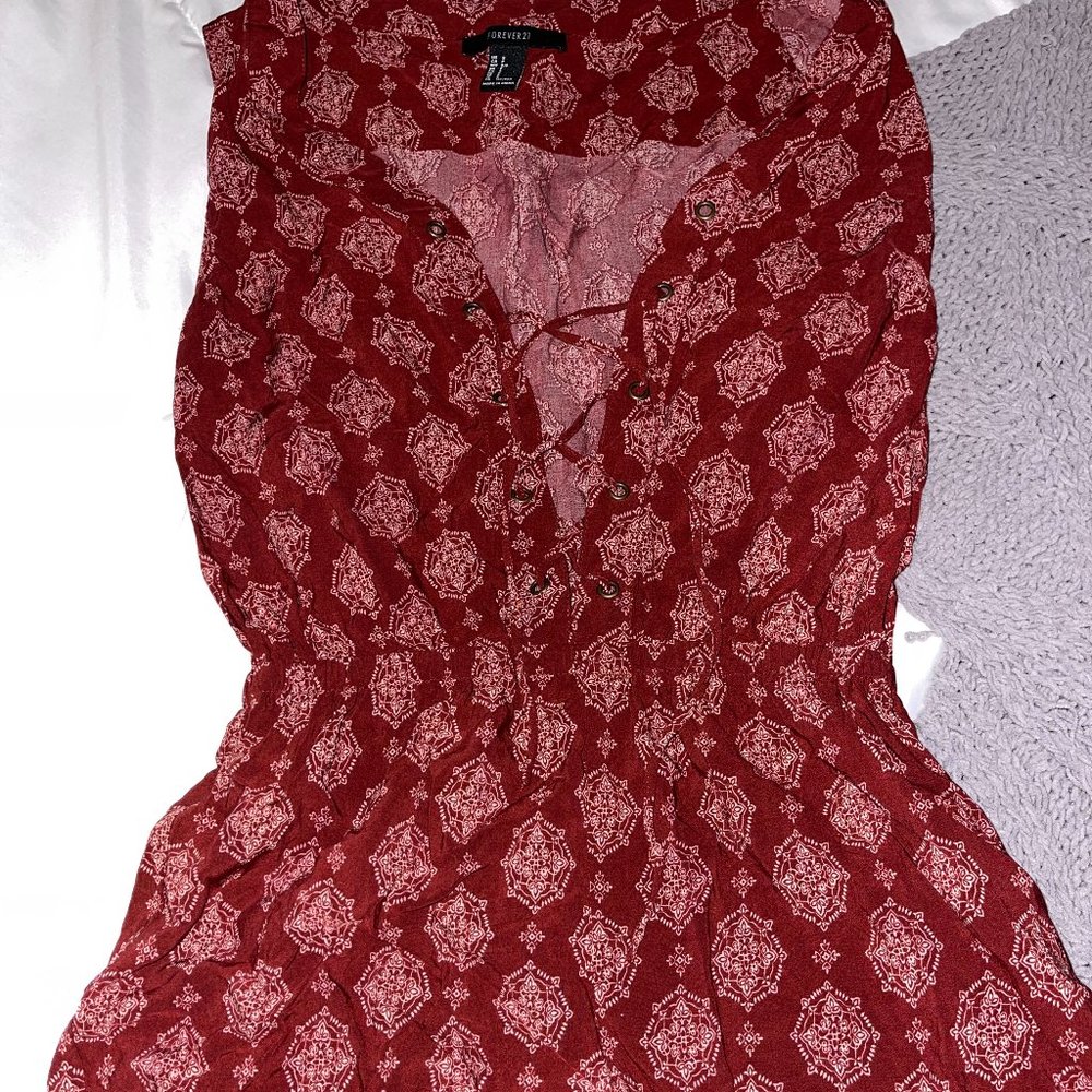 Maroon Romper